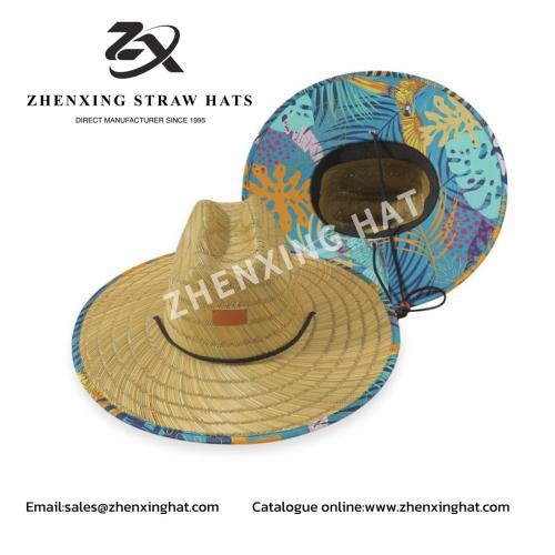 mat straw hat